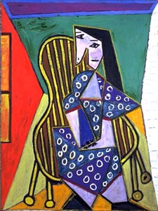 Woman Seated in Chair